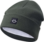 MaxNova 2 Pack Baby Beanie Fleece Lined Knit Toddler Hat - Image 3