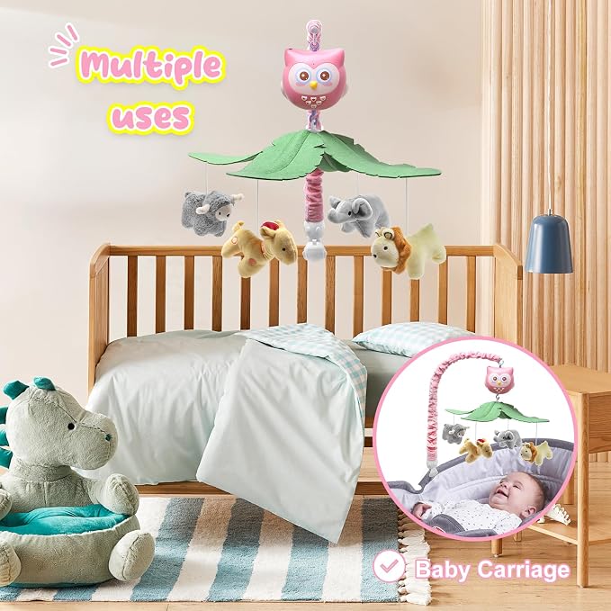 Baby Crib Mobile with Music and Lights - Image 7