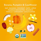 Once Upon A Farm Organic Toddler Soft Baked Bar, Pumpkin and Cauliflower - Image 6