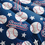 QOOMO 3D Baseballs Comforter Full Size, Down Alternative, Soft and Lightweight - Image 4