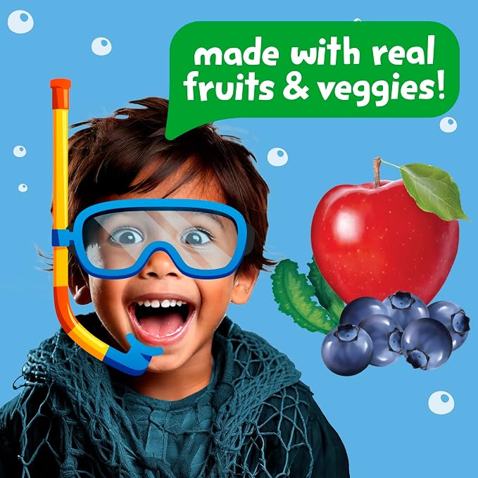 Get'ems! from Gerber, Snacks for Kids, Apple & Blueberry Ocean World Cookies - Image 5