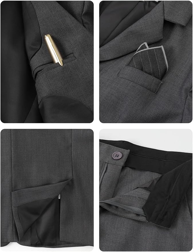 A&J DESIGN Boys 7-Piece Formal Suit Ring Bearer Outfit - Image 5