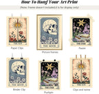 Pouydmi Tarot Card Wall Art Sun Moon Canvas Wall Decor Mystical Astrology Wall - Image 7
