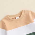 Toddler Baby Boy Fall Outfits Long Sleeve Crew Neck Pullover Sweatshirt + - Image 3