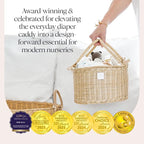 BEBE BASK Premium Baby Diaper Caddy Organizer - Image 3