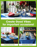 Pureegg Plastic Table Cloth Disposable 8 Pack, 54 x 108 Inch Table Cloths - Image 4
