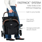 Britax Juniper Compact On-The-Go Stroller, Effortless Fastpack System - Image 4