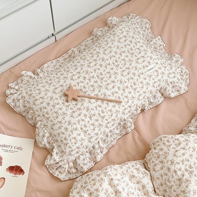 BuLuTu Cotton Muslin Kids Toddler Pillowcase by BuLuTu