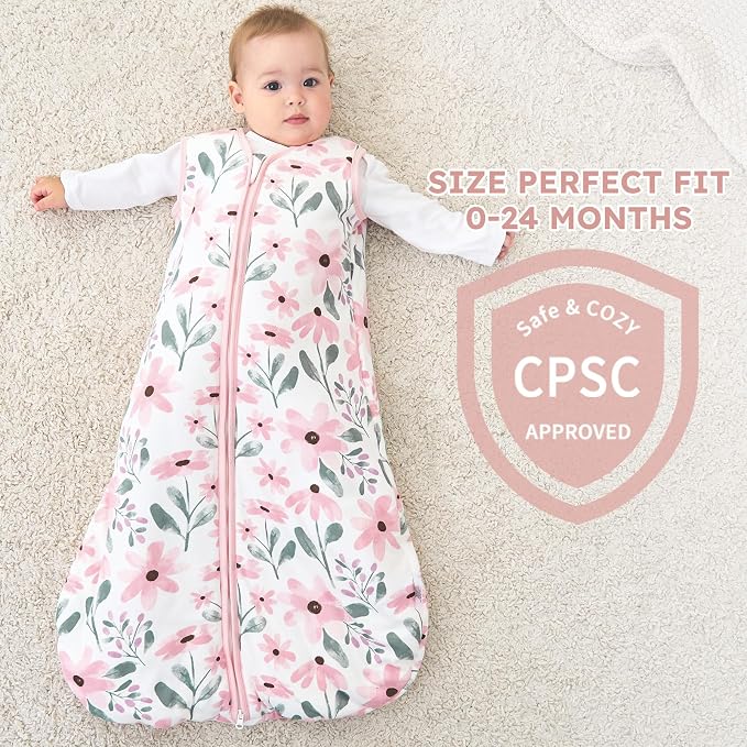 Yoofoss Baby Sleep Sack 12-18 Months, TOG 2.5 Baby Wearable Blanket - Image 7