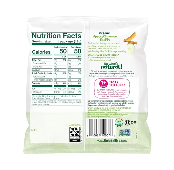 Little Bellies Organic Puffs Variety Pack - Image 2