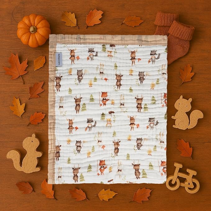 Organic Cotton Muslin Baby Blanket - Image 2