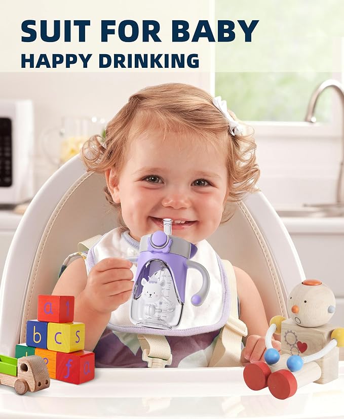 Bunnytoo Baby Sippy Cup with Weighted Straw - Image 7