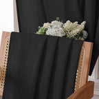 Tollpiz Linen Curtain Bedroom Rod Pocket Semi Sheer Curtains Burlap Light - Image 6
