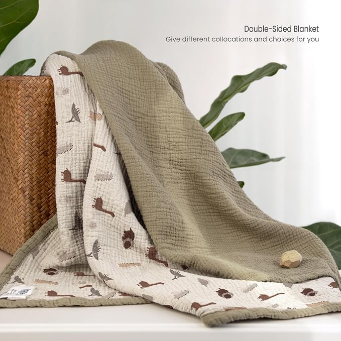 lulumoon Muslin Baby Blanket - Image 3