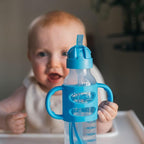 Dr. Brown's Milestones Narrow Sippy Straw Bottle, Spill-Proof - Image 4