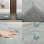 ACOMOPACK Baby Play Mat for Floor 1.3" Thick Memory Foam 50x50 Soft Velvet - Image 3