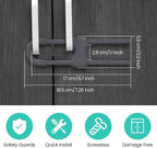 Jetec 10 Pieces Cabinet Locks for Babies, U-Shaped Proofing Drawers Safety - Image 3