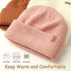 Bebila Baby Beanie Toddler Infant Winter Hats Knit Warm Caps - Image 2
