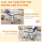 High Chairs for Babies and Toddlers, 5-in-1 Convertible Baby High Chair to - Image 4