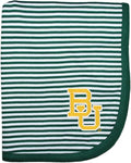 Creative Knitwear Baylor Bears Striped Baby and Toddler Blanket by CollegeBaby