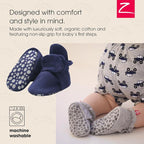 Zutano Organic Baby Booties Newborn Infant, Lost Baby Socks Solution, 18-24 - Image 2