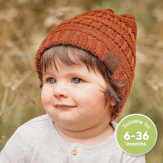 KeaBabies 3-Pack Baby Beanies for Boys, Girls - Image 2