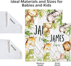 Safari Personalized Baby Blankets - Image 5