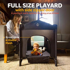 HARPPA Pack and Play 5 in 1, Portable Baby Playard - Image 4