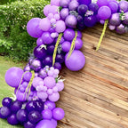 90pack Purple Balloons Different Size 18/12/10/5 Inch Purple Balloon Garland - Image 5