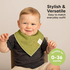 10-Pack Organic Baby Bandana Bibs - Image 4