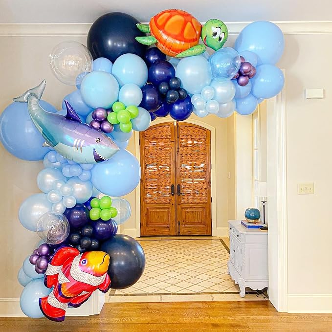 90pack Navy Blue Balloons Different Size 18/12/10/5 Inch Dark Blue Balloon - Image 4