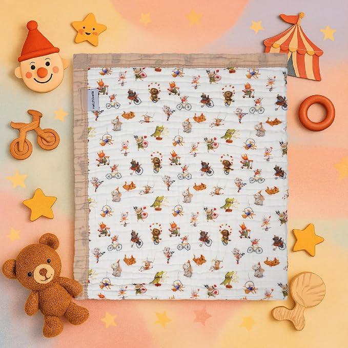 Organic Cotton Muslin Baby Blanket - Image 2