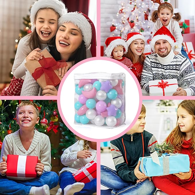 GOGOSO Ball Pit Balls Stars Moon Shapes Plastic Pitballs - Image 9