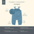 Modern Moments by Gerber baby-girls Self Eyelet Ruffle Long Leg Romper - Image 6