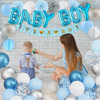 Ouddy Party Blue Baby Shower Decorations - Image 4
