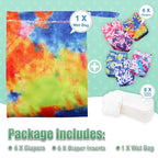 wegreeco Cloth Diapers 6 Pack - Image 7