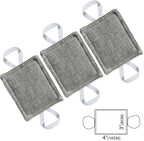 Door Silencer Door Latch Covers Padded Cushion Quiet Closer Door Lock Cover - Image 2