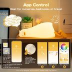 Cute Duck Night Light with Color Changing, APP/Tap Control Fun Lying Flat Ducky - Image 2