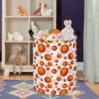 Round Laundry Hamper Storage Basket Laundry Organizer Hamper Storage Bins - Image 4