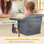 Hook On High Chair: Portable Fast Table Chair - Image 2