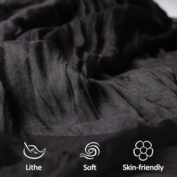 12 Pack Black Halloween Table Runner Cheesecloth 10Ft Gauze Cheese Cloth Table - Image 5