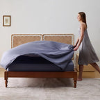 Bedsure California King Sheet Sets, Cooling Sheets, Rayon Derived from Bamboo - Image 3