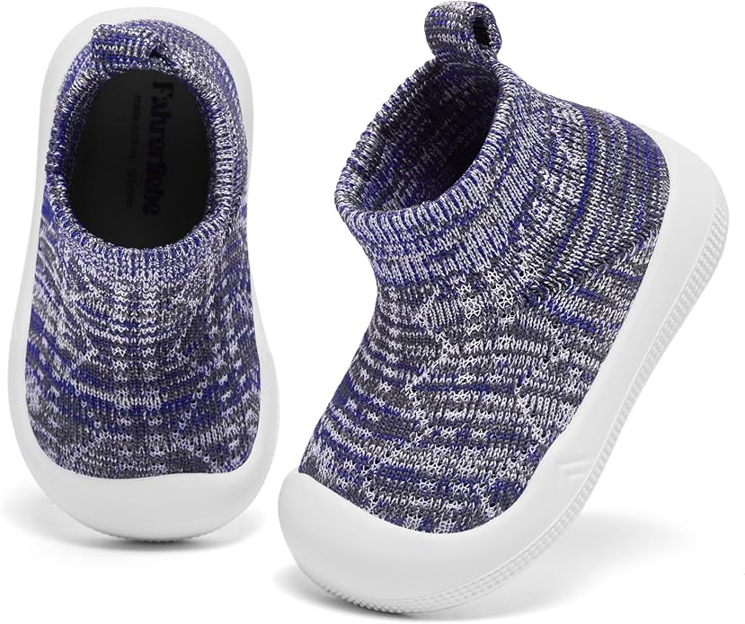 Baby Non Slip Socks Shoes Boys Girls Soft Slip On Sneakers Protection Toe by Fahrerliebe