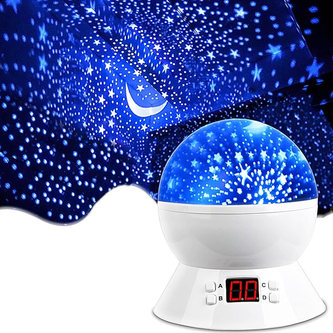 Star Night Light Projector for Kids by MOKOQI