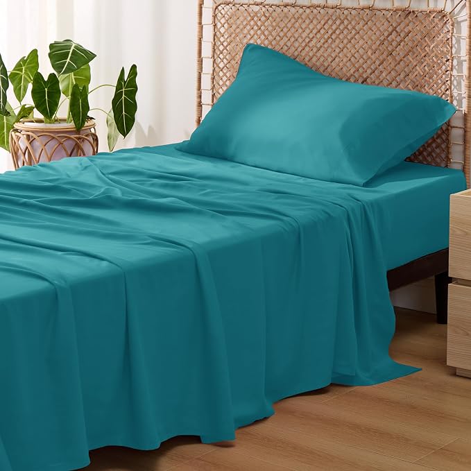 Bedsure Cooling Sheets Twin XL, Rayon Derived from Bamboo, Breathable & Soft by BEDSURE