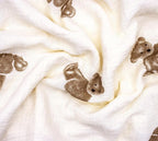 Baby Blanket Double Layer Cotton 40 x 40 Soft Receiving Blanket - Image 2