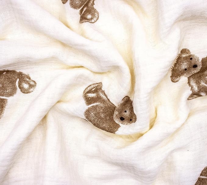 Baby Blanket Double Layer Cotton 40 x 40 Soft Receiving Blanket - Image 2