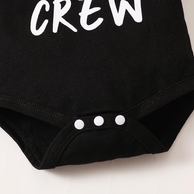 Renotemy Newborn Infant Baby Boy Clothes Outfits New to The Crew Outfits Long - Image 6