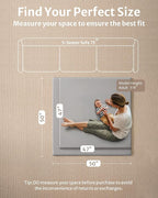Blissful Diary Vegan Leather Baby Play Mat, 50x50 Thicken Foam Cushioned & - Image 3