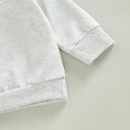 Toddler Baby Boy Clothes Solid Color Long Sleeve Crewneck Sweatshirt Top Casual - Image 4